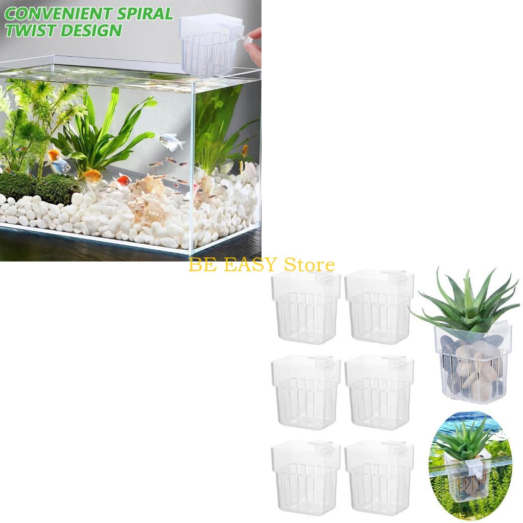 Aquarium Plant Holder - E28F Multifunctionele Hydrocultuur Hangende Planter Cup