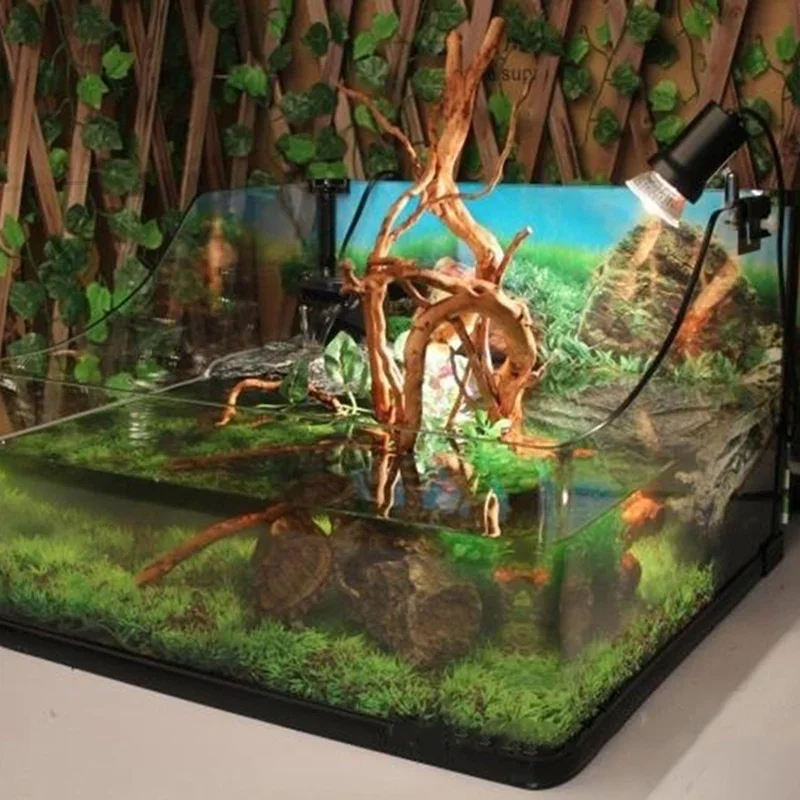 Planted Aquarium With Driftwood - Natuurlijke boomstam Drijfhout Aquarium Visbak Reptiel