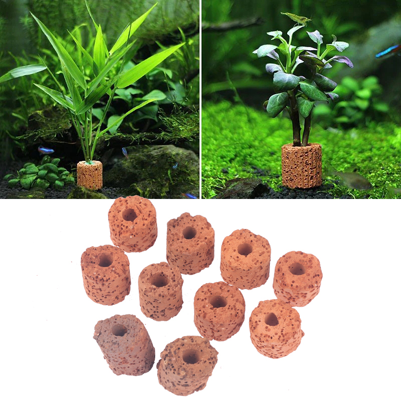 Aquarium Planted Setup - 10 stuks Mini Waterplant Ring Bio