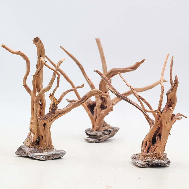 Aquarium Planted Soil - 1Pc Aquarium Landschapsarchitectuur Hout Ornamenten Boom