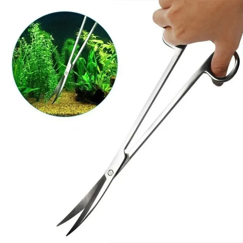 Planted Aquarium Maintenance Kit - Aquariumschaar, extra lang roestvrijstalen reinigingsgereedschap, aquascape-gereedschap