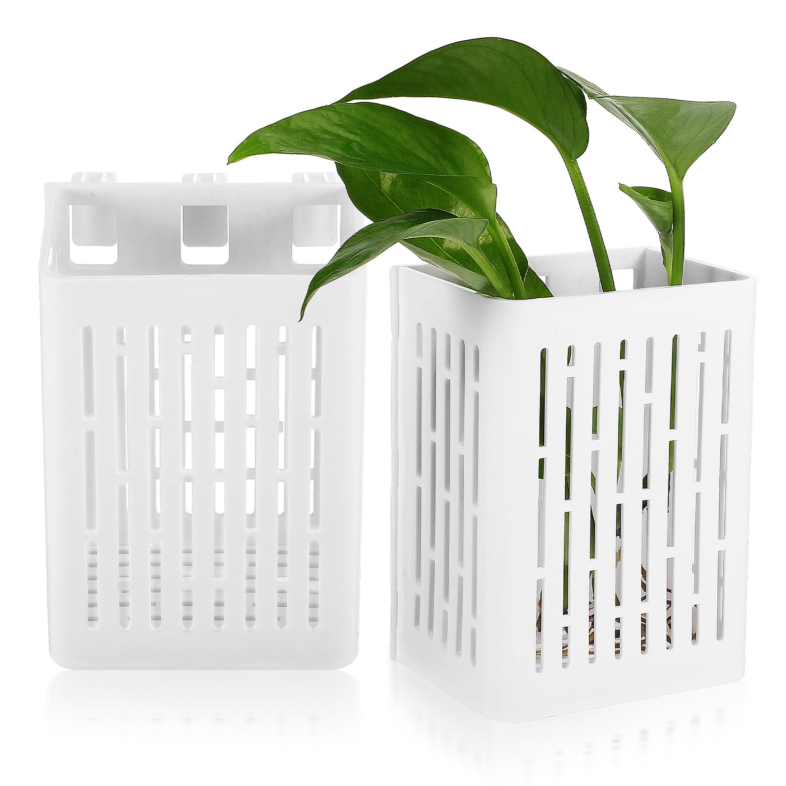 Aquarium Planted Setup - 2 stuks hangende aquarium plantenbak, houder