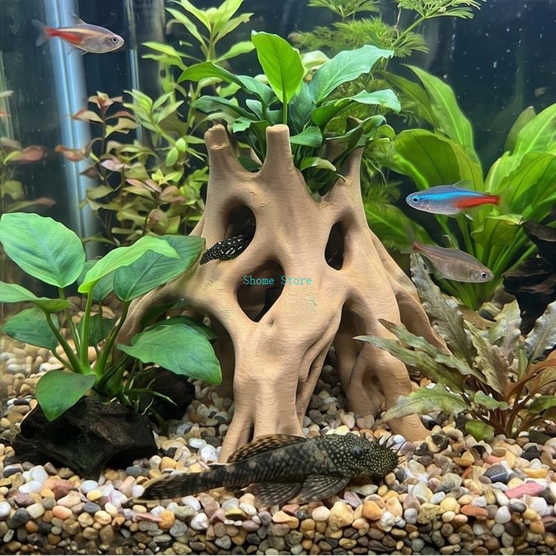 Natuurlijke Wortelgrot Vis Sch - Planted Aquarium With Driftwood recensie en prijs