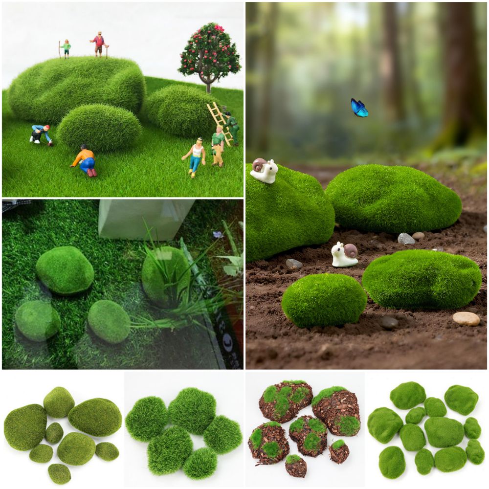 2/4/6/10PCS Groene Kunstmatige - Planted Aquarium Moss recensie en prijs