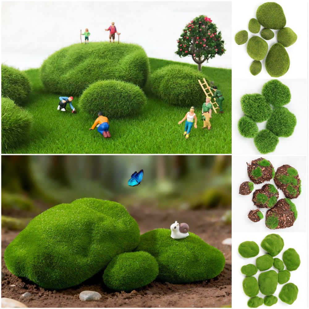 2/4/6/10PCS Groene Kunstmatige - Planted Aquarium Moss recensie en prijs