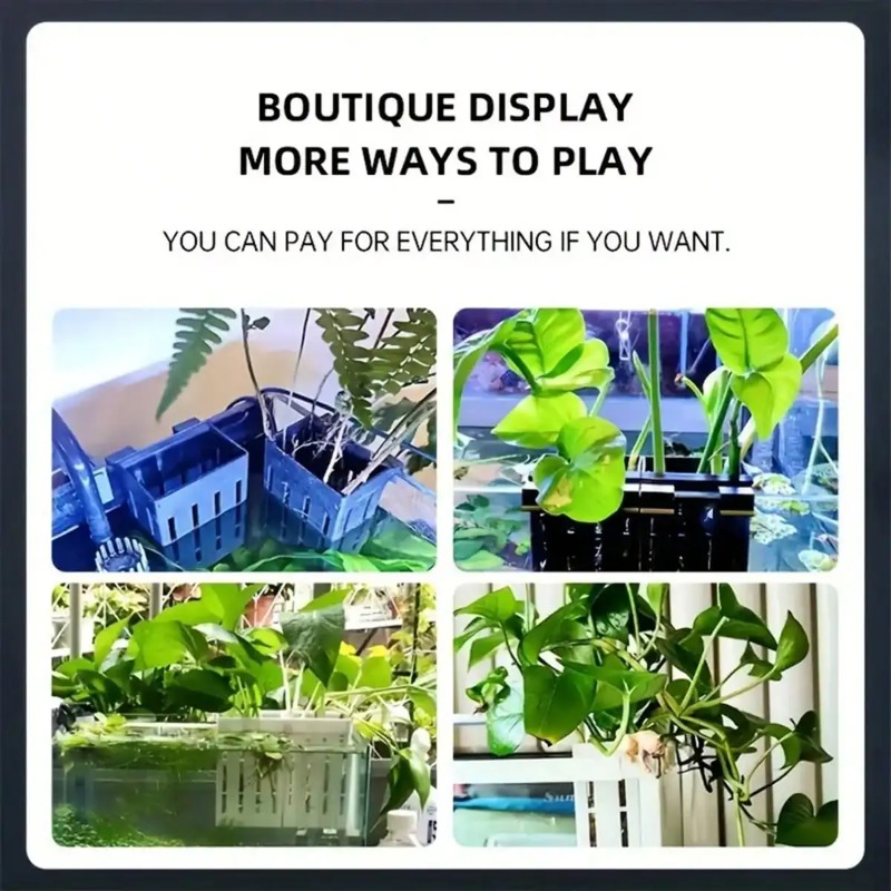 Aquariumplantenhouder Zwarte k - Aquarium Plant Holder recensie en prijs