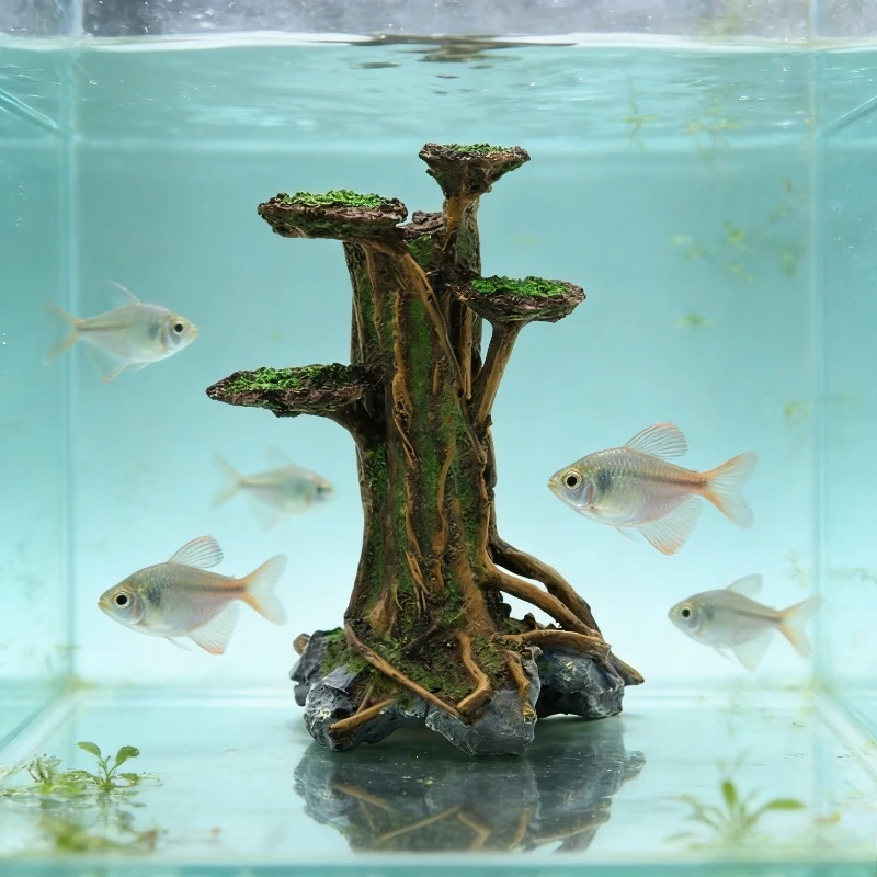 Kunstmatige mosboom drijfhout  - Planted Aquarium With Driftwood recensie en prijs