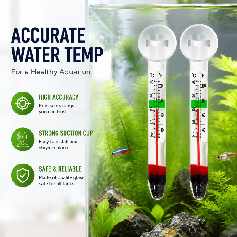 Aquariumglasthermometer met zu - Planted Aquarium Water Temperature recensie en prijs