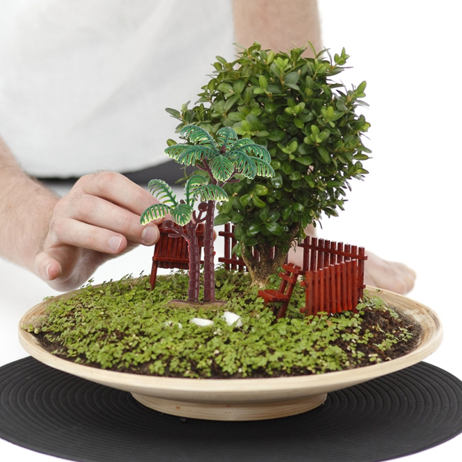 15 stuks plastic kokospalm dec - Planted Aquarium With Sand recensie en prijs