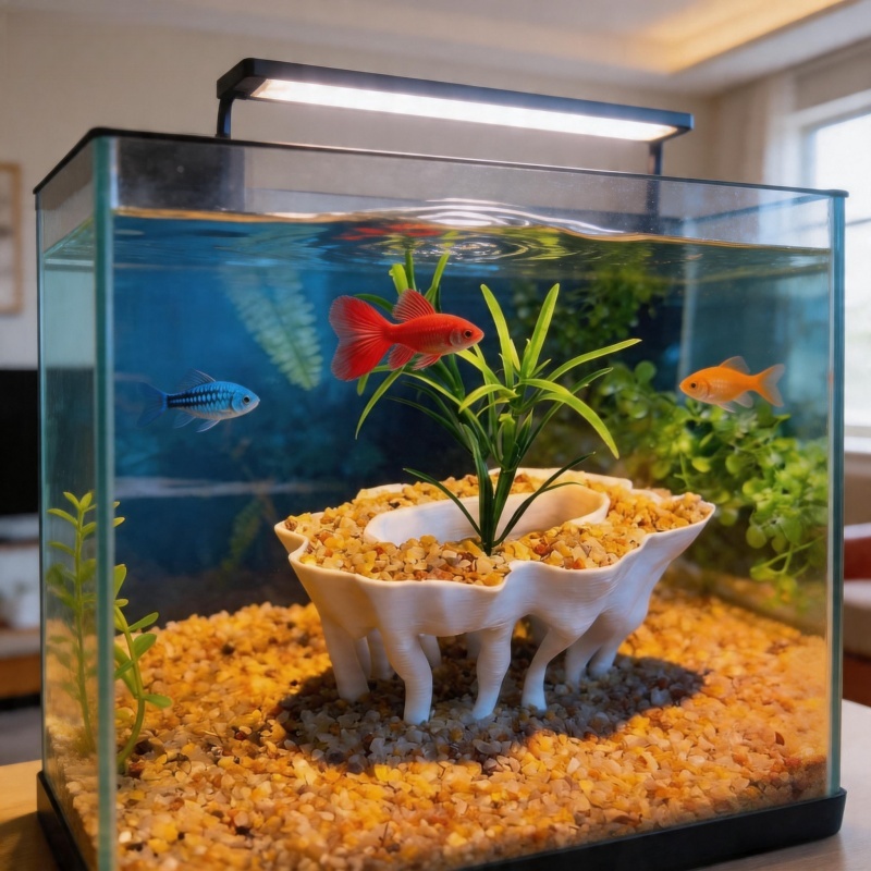 3D-geprinte aquariumplanten in - Aquarium Planted Soil recensie en prijs