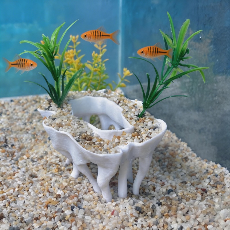 3D-geprinte aquariumplanten in - Aquarium Planted Soil recensie en prijs