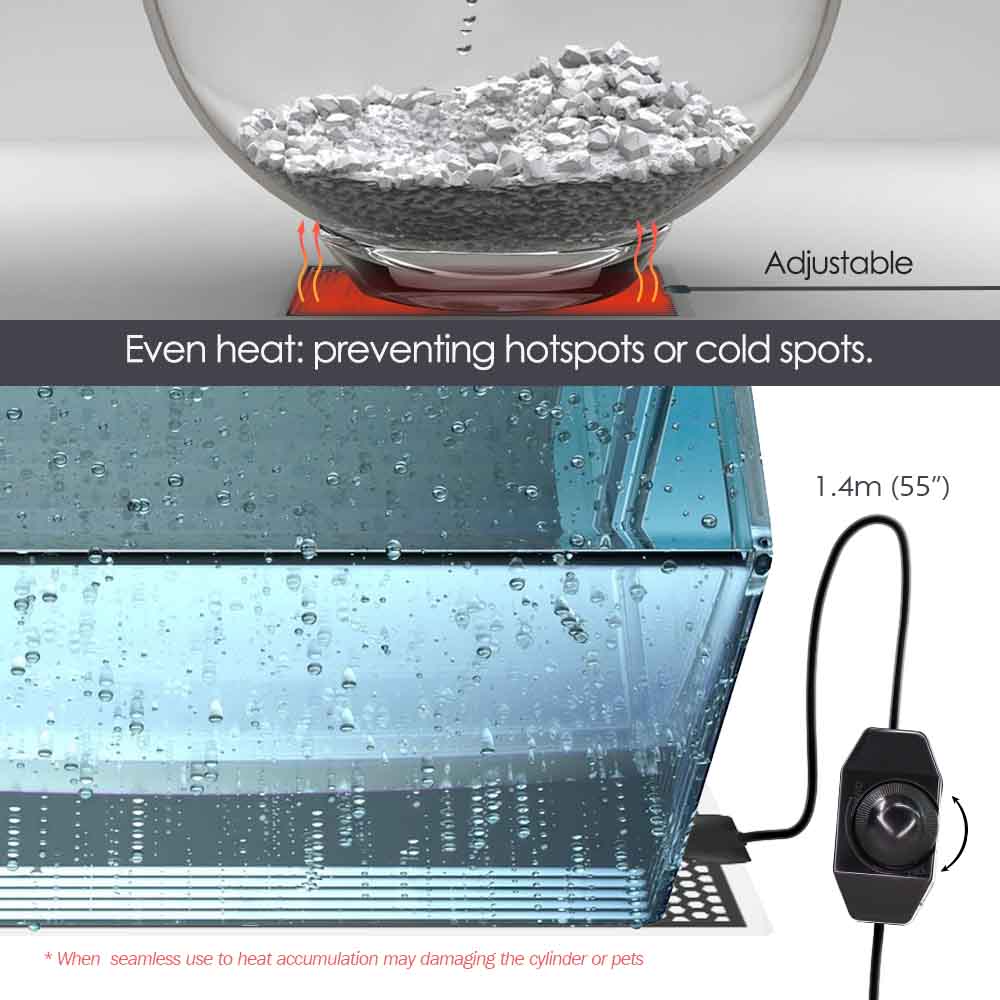 5/7/14/20W Reptiel Warmte Mat  - Planted Aquarium Heater recensie en prijs