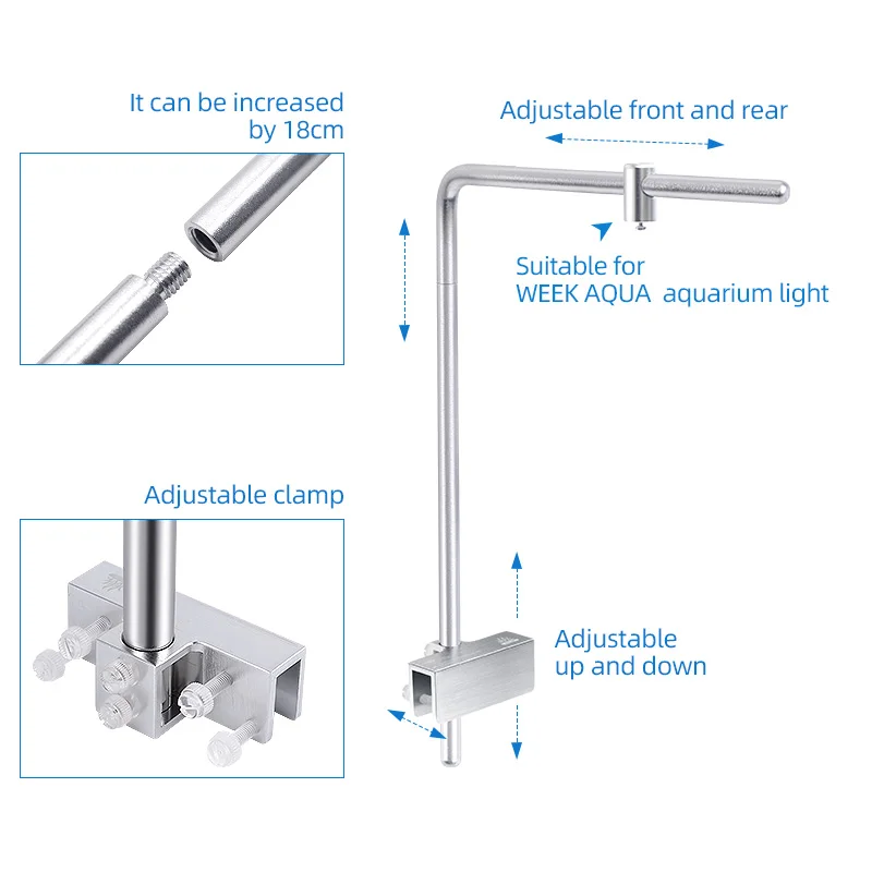 Week Aqua Light Stand Universe - Aquarium Plant Holder recensie en prijs